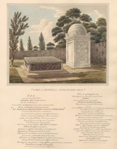 Tombs of Thomas Anguish och Anna Glasse, från Hanwell Churchyard