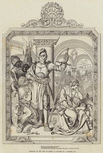 Riddarskapet av Henry Vs tid av Daniel Maclise
