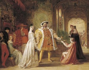 Första mötet mellan Henry VIII och Anne Boleyn, 1835