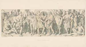 Harold och hertig William träffas av Daniel Maclise