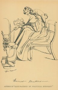 Miss Harriet Martineau av Daniel Maclise