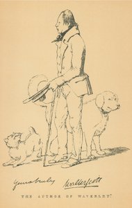 Sir Walter Scott av Daniel Maclise
