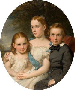 The Children of William Neish, ca 1862 (olja på duk)