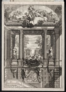 Trappa vid Palace of Voorst i Holland