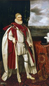 Porträtt av Charles Howard av Daniel Mytens