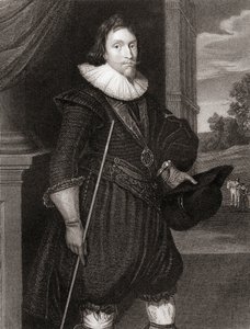 Porträtt av James Hamilton (1589-1625) 2:a markisen av Hamilton, från "Lodge