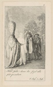 Blad 11 till Shakespeares "Stormen" av Daniel Nikolaus Chodowiecki