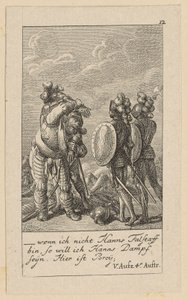 Blad 12 till Shakespeares "Kung Henrik IV" av Daniel Nikolaus Chodowiecki