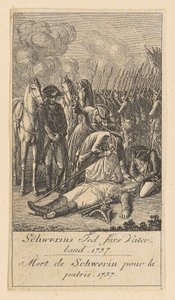 Blad 5 av ”Brandenburgska krigsscener” av Daniel Nikolaus Chodowiecki
