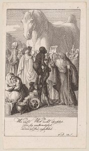 Plansch 5 till Blumauers "Aeneid" av Daniel Nikolaus Chodowiecki