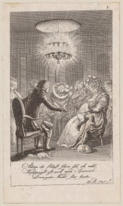 Blad 8 till Blumauers "Aeneid" av Daniel Nikolaus Chodowiecki