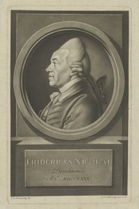 Christoph Friedrich Nicolai 1733-1811, 1780. av Daniel Nikolaus Chodowiecki
