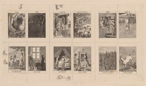 Fabler och berättelser av Gellert, Gleim, Hagedorn, Lichtwer och Pfeffel av Daniel Nikolaus Chodowiecki