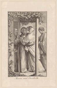 Maria och Elisabet av Daniel Nikolaus Chodowiecki
