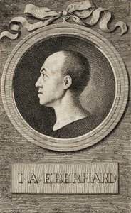 Porträtt av professor J. A. Eberhard av Daniel Nikolaus Chodowiecki