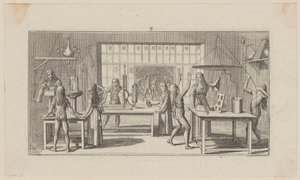 En naturlärares vardagsrum av Daniel Nikolaus Chodowiecki