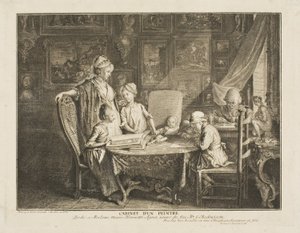 Konstnären och hans familj av Daniel Nikolaus Chodowiecki