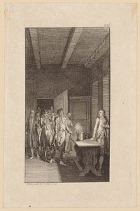 Kopparstans till Westphals ”Wilhelm Edelwald” av Daniel Nikolaus Chodowiecki
