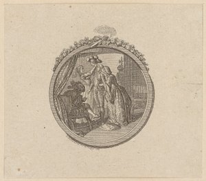 Titelvinjett till riddarromanen ”Palmerin von Oliva” av Daniel Nikolaus Chodowiecki