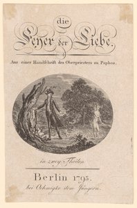 Titelbild till ”Feyer der Liebe” av Daniel Nikolaus Chodowiecki
