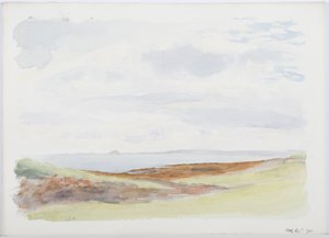Holy Island, 1895 (penna och wc på papper)