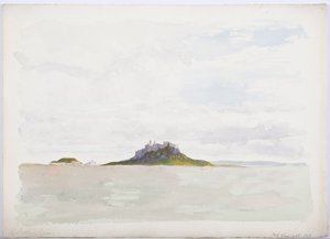 Holy Island Castle, 1893 (penna och wc på papper)
