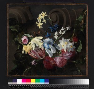 Festong av blommor, före 1661 av Daniel Seghers