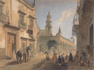 Mexikansk gatubild - Caliente Waters av Daniel Thomas Egerton