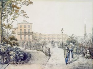 The Crescent, Cheltenham, 1821 av Daniel Thomas Egerton