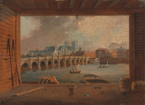 Utsikt över Westminster Bridge av Daniel Turner