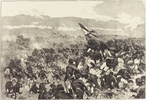 Slaget vid Plevna. 30 juli, Attack on the Heights..., 18831890. av Daniel Urrabieta Vierge