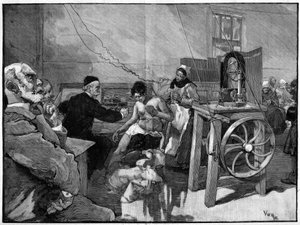 Elektroterapi vid Salpetriere: diagnos av Dr. Vigouroux 1887