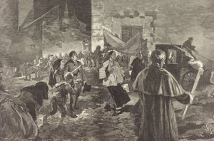 Spanien. Viaticum, 1889. av Daniel Urrabieta Vierge