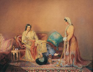 Phanariot Greek Ladies, mitten av 1800-talet. av Daniel Valentine Rivière