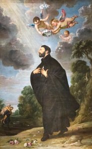 Franciskus Xavier, altartavla (olja på duk) av Daniel & Wildens Jan (1586 1653) Seghers