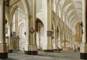 Interiör från St. Laurenskerk, Rotterdam