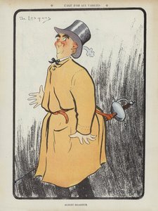 Albert Brasseur, fransk komiker och operettsångare. Illustration för Le Rire