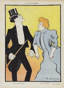 Den franske dramatikern och lobrettisten Francois de Croisset och sångerskan och skådespelerskan Jeanne Granier.