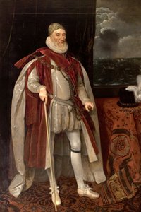 Lord Howard av Effingham, 1600-talet av Daniel Mytens