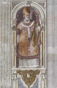 Saint Ambrose (fresk) av Daniele Crespi