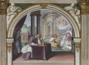 Drömmen om Saint Hugh, 1629 av Daniele Crespi