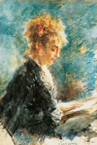 Läsaren, av Daniele Ranzoni