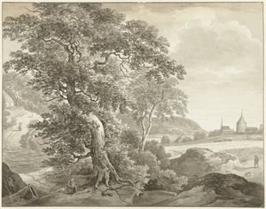 Landskap till Ruisdael