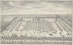 Läger nära Haag, 1742 av Daniël Marot (II)