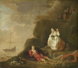 Theagenes och Chariclea av Daniël Thivart