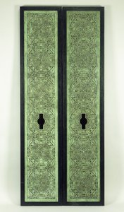Två hisspaneler, 1894-1895 av Dankmar Adler