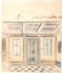 Ett vardagsrum från 1600-talsstil av Dankvart Dreyer