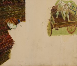 Funnet, ca 1854 av Dante Gabriel Charles Rossetti
