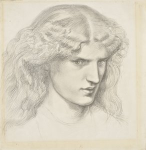 Porträtt av Annie Miller, 1860-talet av Dante Gabriel Charles Rossetti