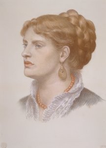 Porträtt av Fanny Cornforth av Dante Gabriel Charles Rossetti